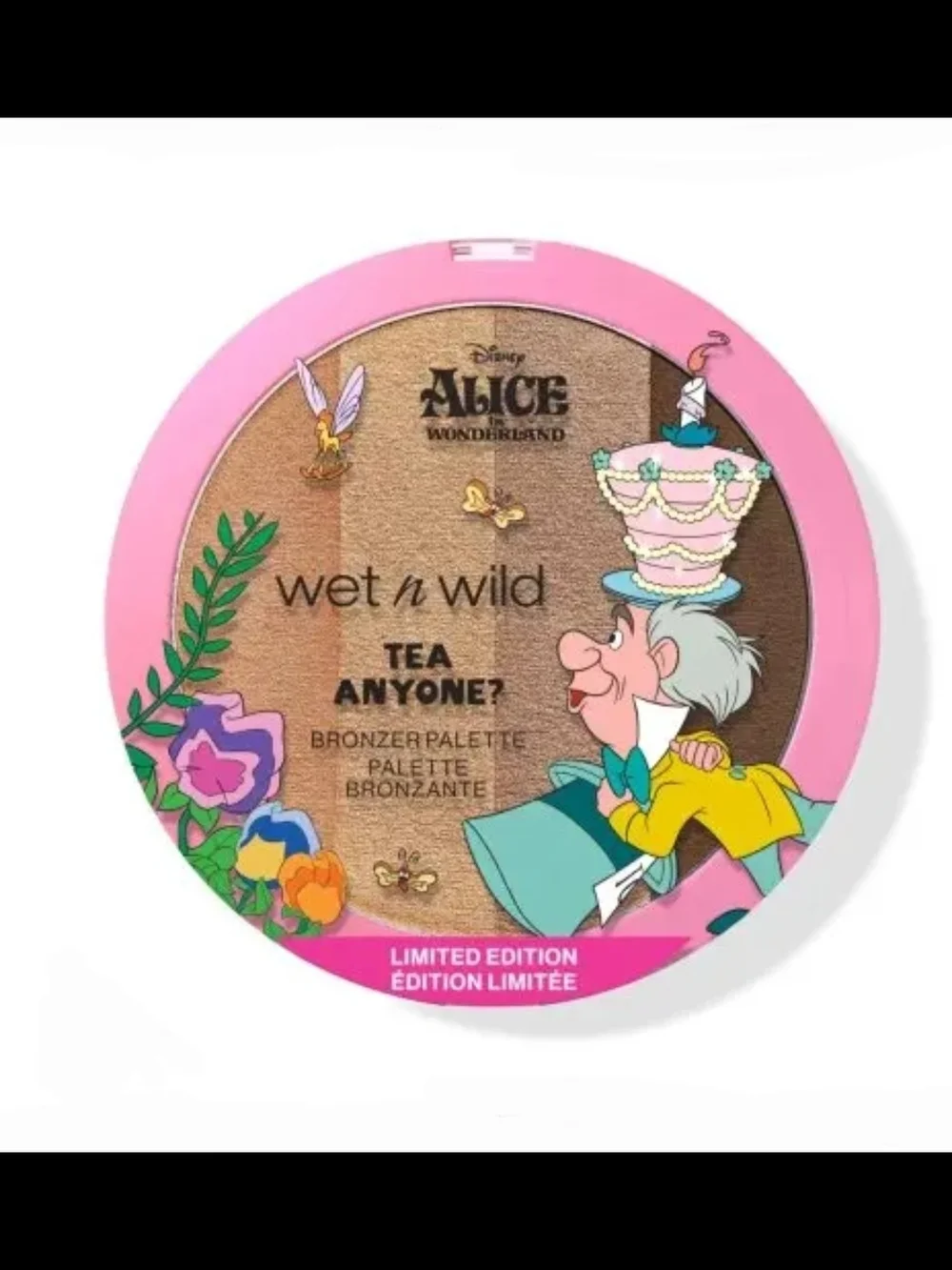 wet n wild x Alice In Wonderland  Bronzer Palette - Tea Anyone? 0.35oz